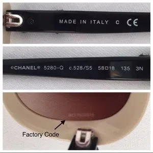 CHANEL | Accessories | Chanel Sunglasses Beigeblack Bows  display picture 3